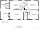 Detailed floor plan showcasing the layout of this home, with clearly labeled rooms and dimensions at 8325 Elati St, Denver, CO 80221