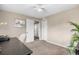 Bright room with natural light, carpet flooring and printer on desk. Perfect for a home office or study at 10429 Quivas St, Northglenn, CO 80234