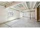 Spacious unfinished basement featuring exposed ceiling beams and wrapped walls for climate control at 1871 Water Birch Way, Castle Rock, CO 80108