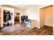 Spacious laundry room with washer, dryer, sink, and storage at 2710 Rustlers Canyon Loop, Elizabeth, CO 80107