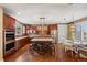 Gourmet kitchen with granite countertops, stainless appliances, and large center island at 1133 Lucky Ct, Castle Rock, CO 80109