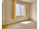 Bright bedroom with yellow curtains and carpet at 8018 Williams Fork Ave, Littleton, CO 80125