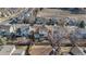 Overhead view of the home's layout and backyard featuring outdoor space and privacy fencing at 20349 E Powers Pl, Centennial, CO 80015