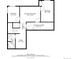 Basement floor plan showing bedroom, recreational room, and bathroom layout at 20349 E Powers Pl, Centennial, CO 80015