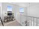 Bright loft area with a modern desk, chair, and two windows allowing ample sunlight at 12841 Galapago St, Westminster, CO 80234