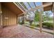 Relaxing covered patio with decorative concrete floor and a bright, open design at 8424 E Otero Cir, Centennial, CO 80112