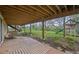 View of lower deck area, perfect for outdoor activities with a playset and green grass at 8424 E Otero Cir, Centennial, CO 80112