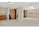 Spacious basement area with carpet, closet and staircase at 18445 W 59Th Dr, Golden, CO 80403