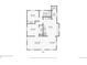 First floor plan featuring two bedrooms, one bathroom, living room, dining room, mud room, and kitchen at 2203 S Lincoln St, Denver, CO 80210