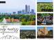 Scenic view of downtown skyline and City Park with fountain, showcasing urban living at 2845 Hudson St, Denver, CO 80207
