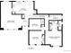 Second floor floorplan with kitchen, bedrooms, living room, hallway, and bathrooms at 6083 S Glencoe Way, Centennial, CO 80121