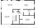 Detailed floor plan showcasing layout with dining area, kitchen, bath, living room, and bedroom at 1415 S Jasmine Way, Denver, CO 80224