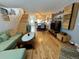 Inviting living room boasts hardwood floors, open floor plan and natural light throughout the space at 1732 S Blackhawk Way # D, Aurora, CO 80012