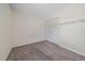 Clean bedroom with a double door closet and neutral carpet at 8438 Everett Way # B, Arvada, CO 80005