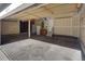 Attached two-car garage with ample space for vehicles and storage at 331 Las Lomas St, Brighton, CO 80601