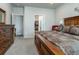 Primary bedroom features a large bed, and walk in closet at 3936 Costillo Ct, Brighton, CO 80601