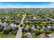 Neighborhood aerial shot showcases lush green landscaping, mature trees, and the peaceful residential community at 14794 Vine St, Thornton, CO 80602
