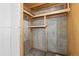 This basement is unfinished with exposed wooden beams at 221 S Garfield St # 213, Denver, CO 80209