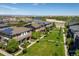 Home with solar panels is located in a walkable community that has ponds and green spaces at 11033 E 28Th Pl, Denver, CO 80238