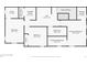 Detailed second floor plan showcasing bedroom sizes and bathroom locations at 11033 E 28Th Pl, Denver, CO 80238