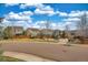 Street view showcasing well-maintained houses, lush trees, a playground, and sidewalks at 4808 S Picadilly Ct, Aurora, CO 80015