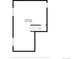 Basement level floor plan showing the basement dimensions and the staircase access at 1169 Thornbury Pl, Highlands Ranch, CO 80129