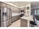 Well-equipped kitchen featuring stainless steel appliances, sleek cabinets, and an inviting island counter at 3921 E 141St Ave, Thornton, CO 80602