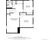 Detailed floor plan highlighting basement layout, recreation room and bedroom dimensions at 3640 York St, Denver, CO 80205