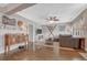 Stylish living room showcasing hardwood floors and comfortable seating, perfect for relaxation at 3640 York St, Denver, CO 80205