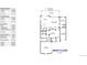 Detailed main floor plan showcases the layout with the kitchen, living room, bedrooms, and garage at 5932 Eldora St, Golden, CO 80403