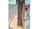 Aerial view of the property, highlighting a narrow yard and equipment at 1085 Victor St, Aurora, CO 80011
