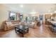 Spacious living room, open concept kitchen and dining area provides plenty of room at 2130 Indian Balsam Dr, Monument, CO 80132