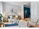 Bright living room with stylish decor, modern furnishings, and hardwood floors at 639 25Th St, Denver, CO 80205