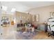 Spacious playroom with skylights, modern decor, and an open layout to the adjacent dining area at 1462 Hyacinth Way, Superior, CO 80027