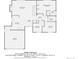 Detailed floor plan showcasing the layout of the living room, kitchen, bedrooms, and bathrooms of the home at 13472 E Dakota Ave, Aurora, CO 80012