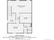 Floor plan featuring a rec room, laundry, bedroom, and bath layout, showing space and convenience at 13472 E Dakota Ave, Aurora, CO 80012