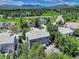 Upper exterior elevation showcasing the home's backyard, surrounding landscape, and mountain views at 787 Eldorado Dr, Superior, CO 80027