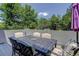 A patio and outdoor dining offering ample seating with lush landscaping, ideal for entertaining at 787 Eldorado Dr, Superior, CO 80027