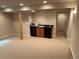 Finished basement with wet bar at 7482 W Saratoga Pl, Littleton, CO 80123