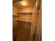 Spacious walk-in closet with shelving at 7482 W Saratoga Pl, Littleton, CO 80123