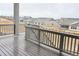 Inviting back porch with views of the neighborhood at 3929 Treadway Pt, Castle Rock, CO 80108