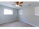 Neutral bedroom with neutral colored carpet, ceiling fan, and natural light from multiple windows at 10926 Dahlia Way, Thornton, CO 80233