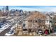 This beautiful home boasts an incredible view of the city skyline and has an attached garage at 2503 N Ogden St, Denver, CO 80205