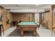 Finished basement featuring a pool table, wood paneling, and recessed lighting at 4810 W 102Nd Pl, Westminster, CO 80031