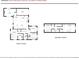Detailed first and second floor plan showcasing the layout with dimensions of rooms and total square footage at 2725 S Monroe St, Denver, CO 80210