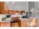 Modern kitchen with wood cabinets and granite countertops at 4861 Curie Ct, Boulder, CO 80301