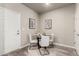 Modern dining area with a glass table and neutral decor at 157 Ambrose St, Erie, CO 80516