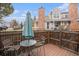 Cozy fenced-in backyard with patio furniture and an inviting outdoor space at 8265 W 90Th Pl, Broomfield, CO 80021