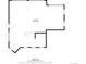 Garage floor plan with dimensions at 25350 Ridge Way, Golden, CO 80401