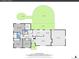 Detailed floorplan showcasing the layout of the home, including bedrooms, bathrooms, and living spaces at 595 W Lake Ave, Littleton, CO 80120